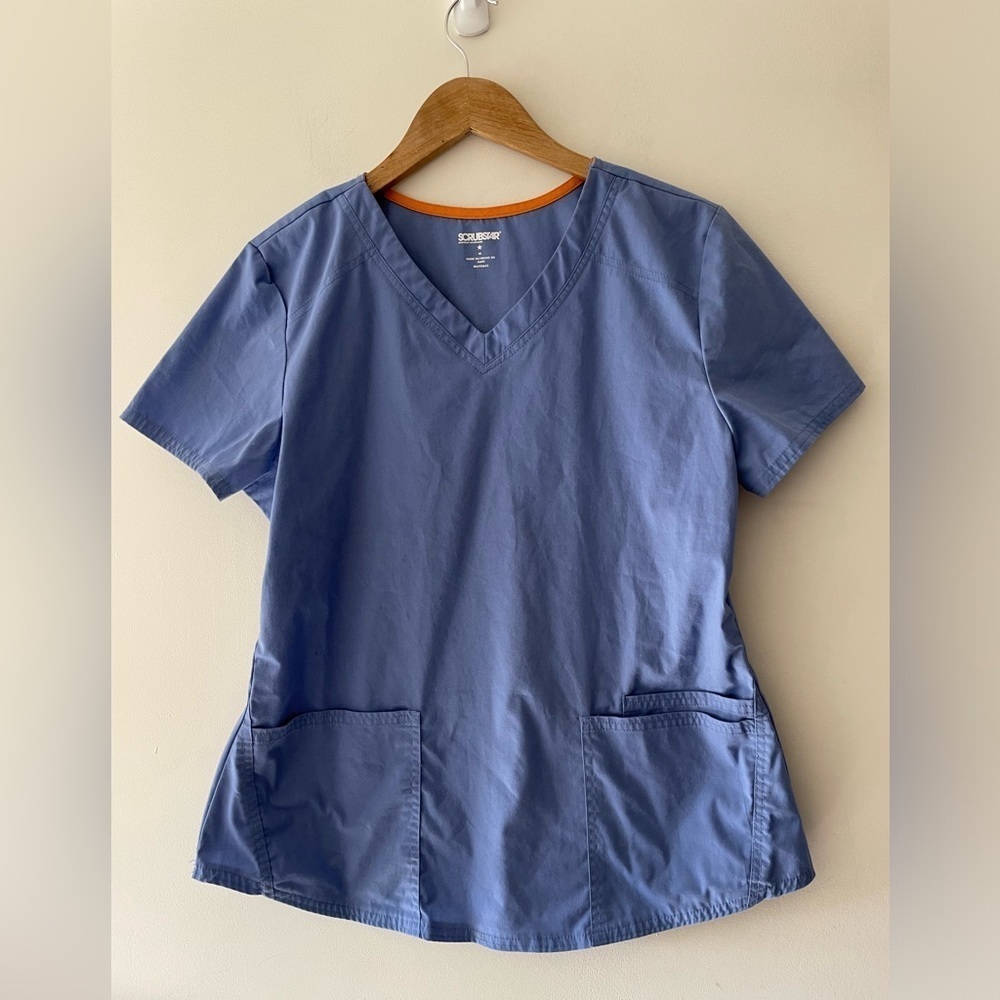Scrubstar Ceil Blue‎ Scrub Top